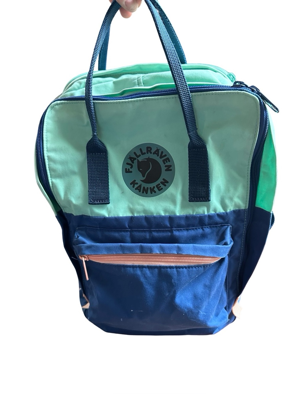 Fjällräven Kånken Art Laptop Backpack in the Coast Line-Sky 15in Water Repellent - Picture 2 of 11